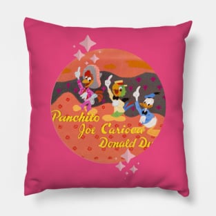 Three Caballeros Credits Pillow