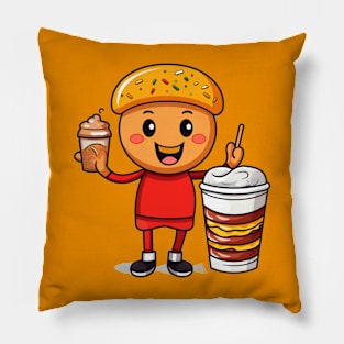 kawaii  junk food T-Shirt cute  funny Pillow