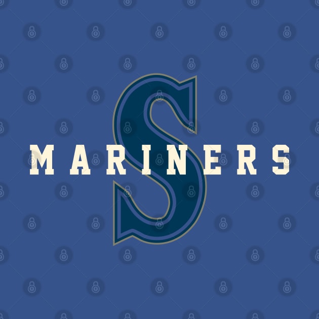 Seattle Mariners 3 by Buck tee Originals by Buck Tee