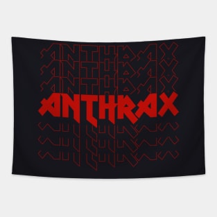 IRON TEXT || METAL ANTHRAX Tapestry