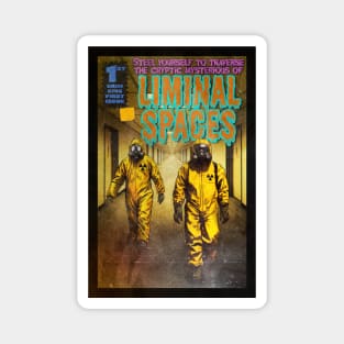 Liminal Spaces Retro Magazine Design Magnet