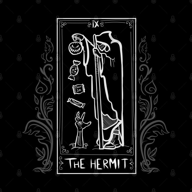 Dark Witchy Tarot "Halloween Hermit" by Boreal-Witch