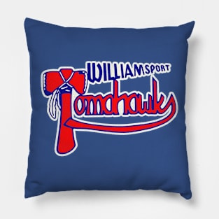 Defunct Williamsport Tomahawks Baseball Team Pillow