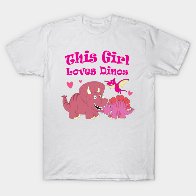 pink dinosaur t shirt