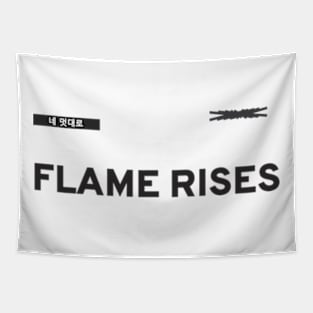 Le sserafim Flame Rises Concert 2 Sided Print Tapestry