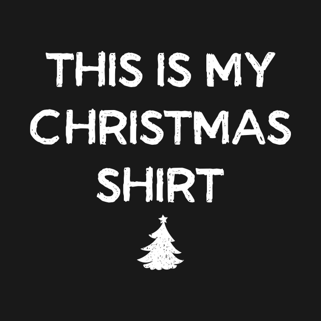 This Is My Christmas Pajama Shirt Funny Christmas 3 by SloanCainm9cmi