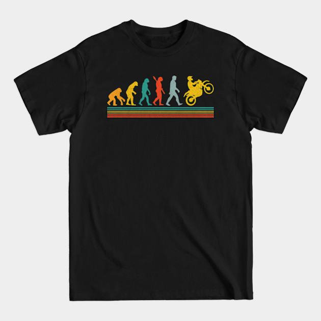 Discover Dirt Bike Men Evolution - Dirt Bike - T-Shirt