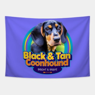 Black and Tan Coonhound Tapestry