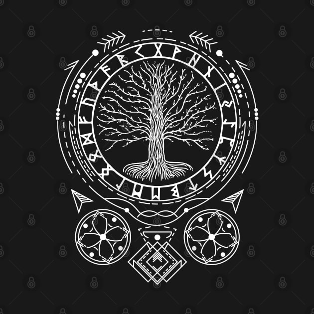 Yggdrasil - Tree of Life | Norse Pagan Symbol by CelestialStudio