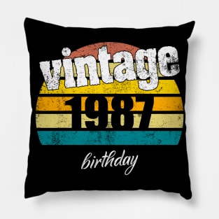 vintage 1987 Pillow