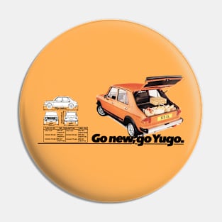 ZASTAVA YUGO - advert Pin