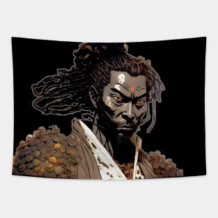 Yasuke the Black Samurai in Feudal Japan (1579) No. 2 Tapestry