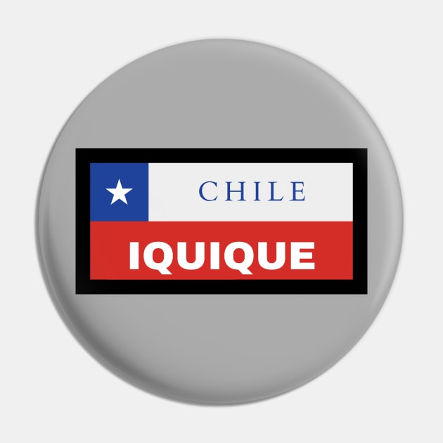 Iquique City in Chilean Flag Pin by aybe7elf