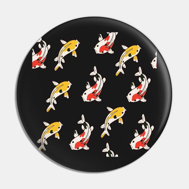 Cute Koi Fish Pin by edwardecho