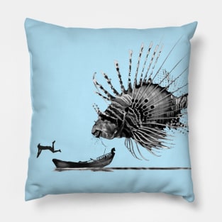 Giant Lionfish Monster Pillow