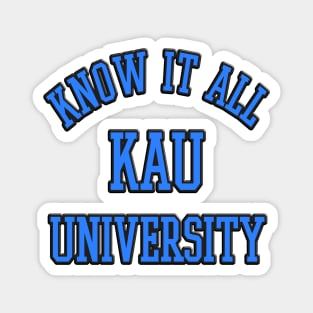 Funny college university t-shirt for students and graduates Magnet