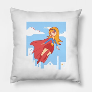 Be A Super Girl Pillow