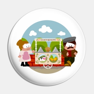 Ice Cream Cart Pin