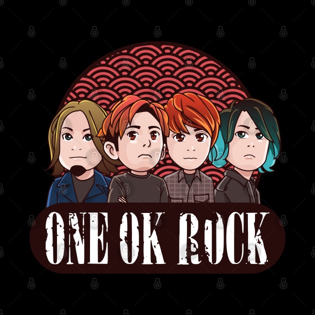 One Ok Rock Anime Big Head by obiyshinichiart