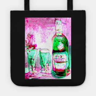 Abstract Absinthe Green Double Vision Tote