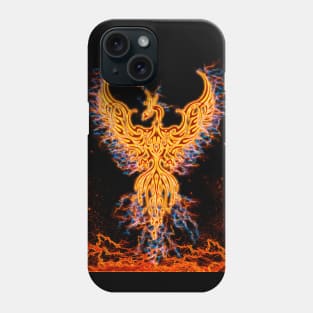 Golden Fenix Fire Storm Phone Case