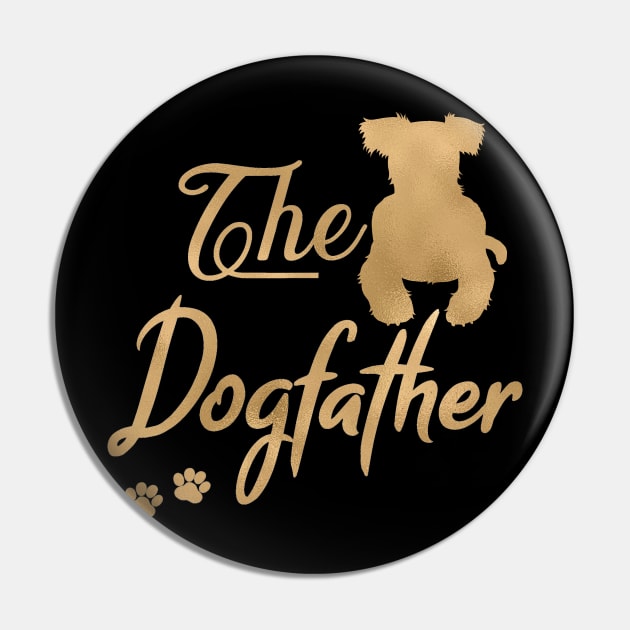 Airedale Terrier Dogfather, Dog dad Pin by JollyMarten