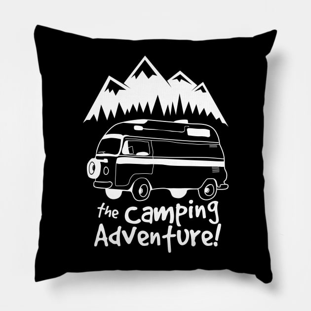 The camping adventure Pillow by Scofano