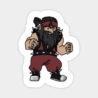 Dwarf Monk Magnet