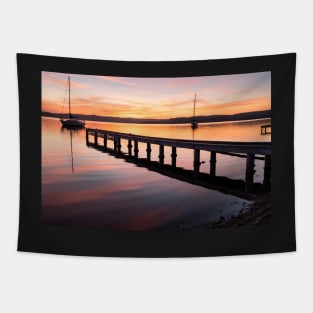 Sunrise On Lake Macquarie Tapestry