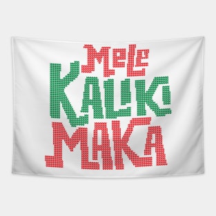 mele kalikimaka Tapestry