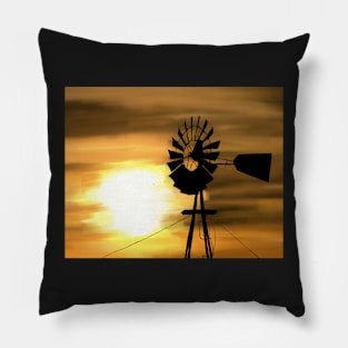 Sunset on the Farm Pillow