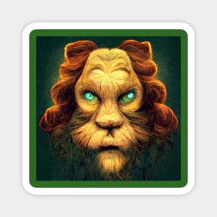 Cowardly Lion? Think again. Magnet