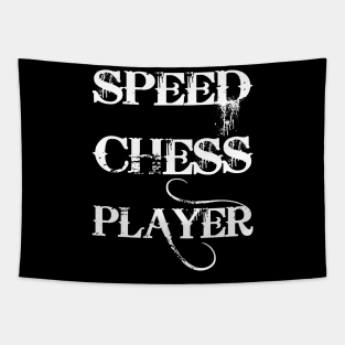 Speed Chess Player Tapestry