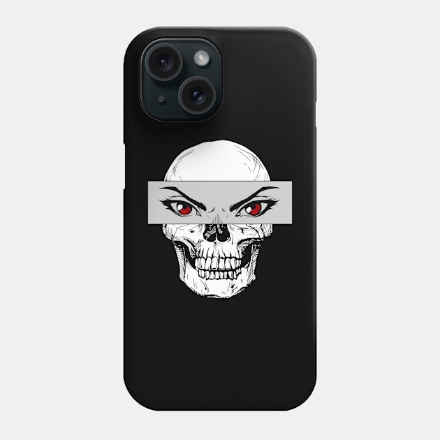 Death's Stare Phone Case by Lit_the_artist