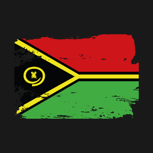 Official Vanuatu Flag Vanuatuan Country Pride Vintage T-Shirt