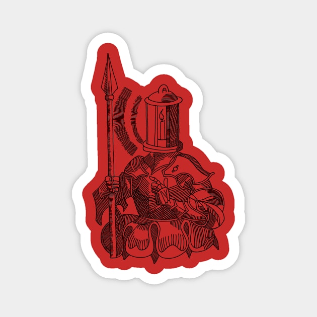 Lord Lamplighter Magnet by Mark of the Black Dog