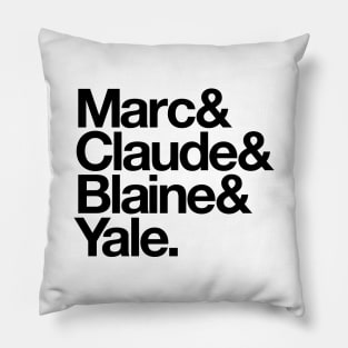 WED Fab Four - Marc Claude Blaine Yale Pillow