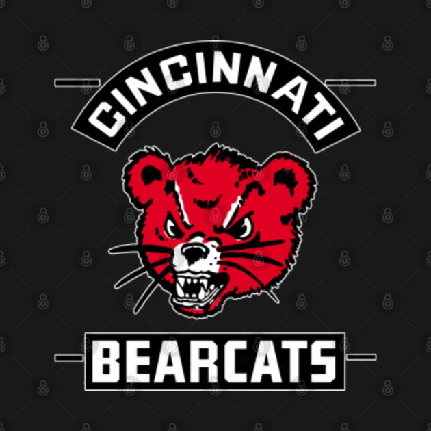 Vintage Cincinnati Bearcats logo from the 50s Face Version - Bearcats - T-Shirt