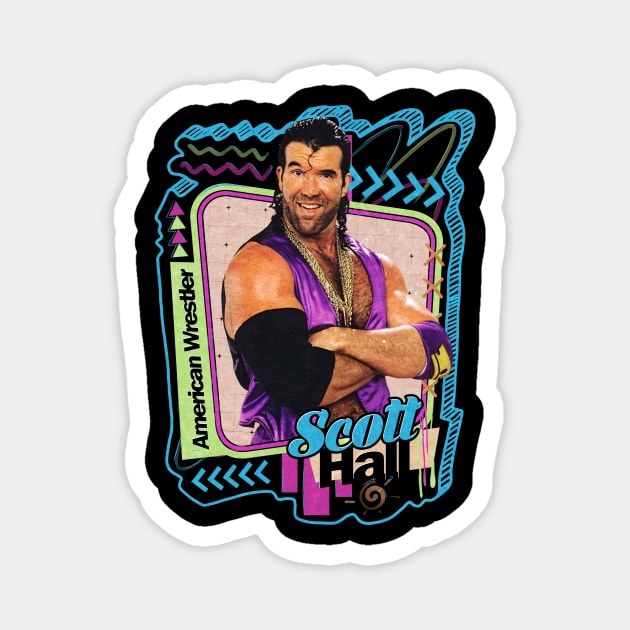 Scott Hall - Pro Wrestler Magnet by PICK AND DRAG