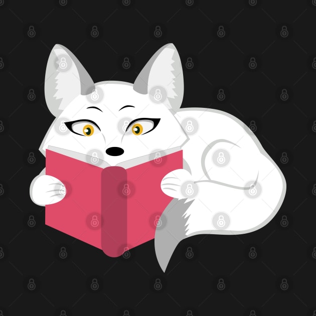 Reading Fox by SakuraDragon