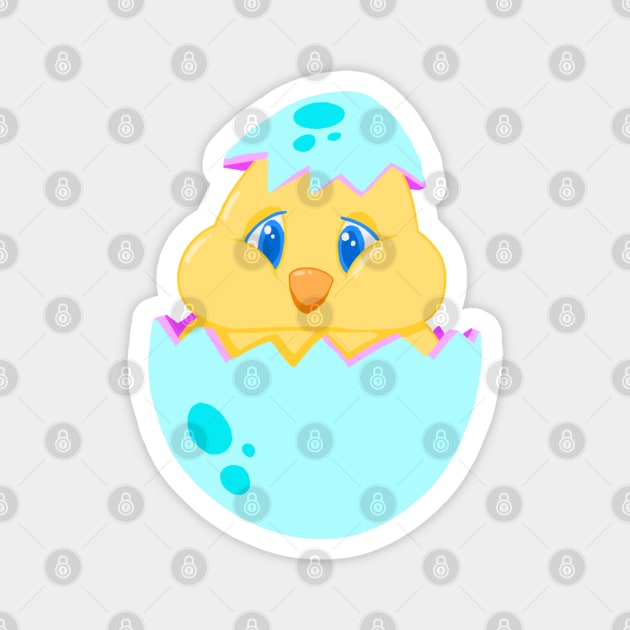 Easter Chick Magnet by BrittXJoe