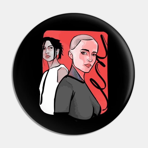 Ex Machina Pin by @akaluciarts