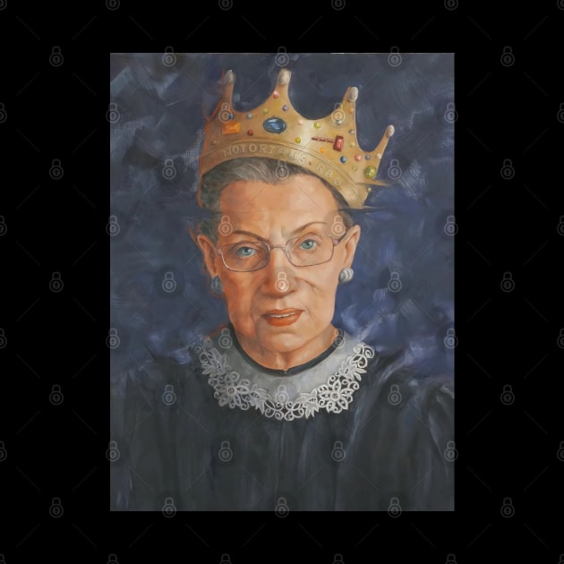 Paint the queen notorious RBG USA by bebekbobok