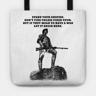 Stand Your Ground (Large Dark Design) Tote