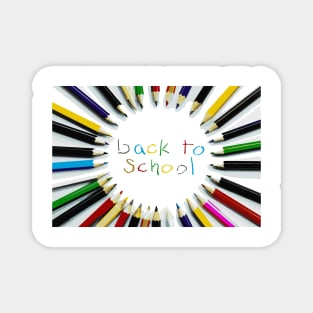 Back to school 2020 colouring pencils Magnet