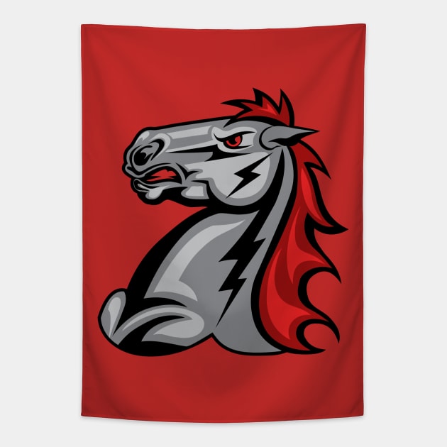Cartoon Horse Tapestry by SWON Design