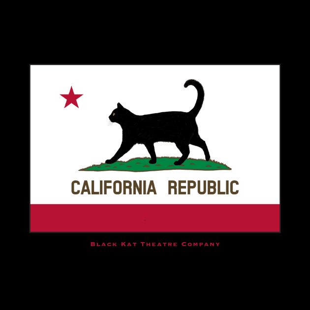 Black Kat Theatre California Flag by Black Kat Theatre