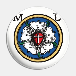 Martin Luther Rose Seal of Reformation Pin