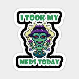 I Took My Meds Today Magnet