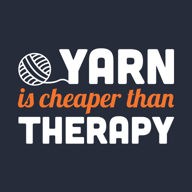 Yarn is cheaper than therapy (white) by nektarinchen